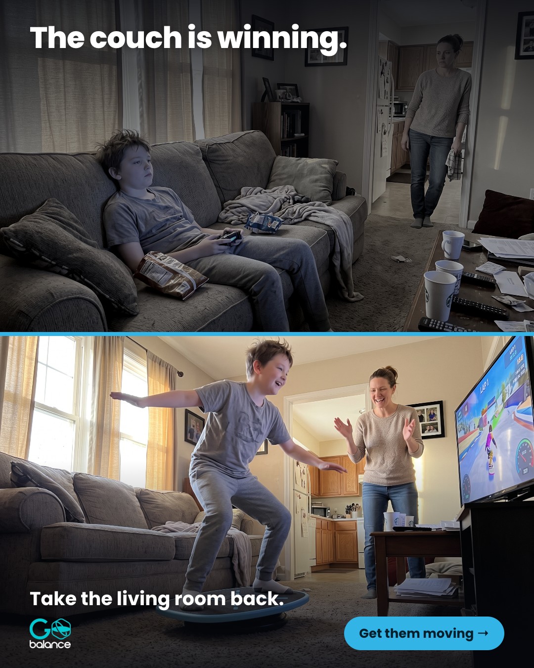 The couch is winning.