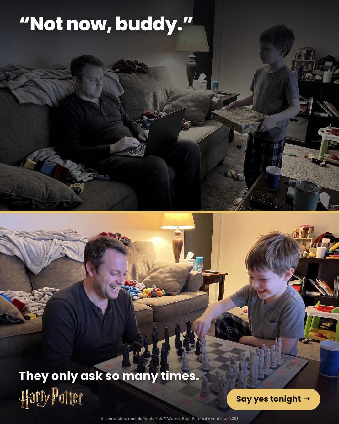 “Not now, buddy.”